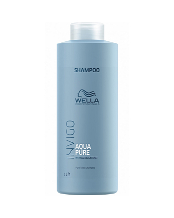 Wella INVIGO Balance Aqua Pure - Очищающий шампунь 1000 мл - hairs-russia.ru